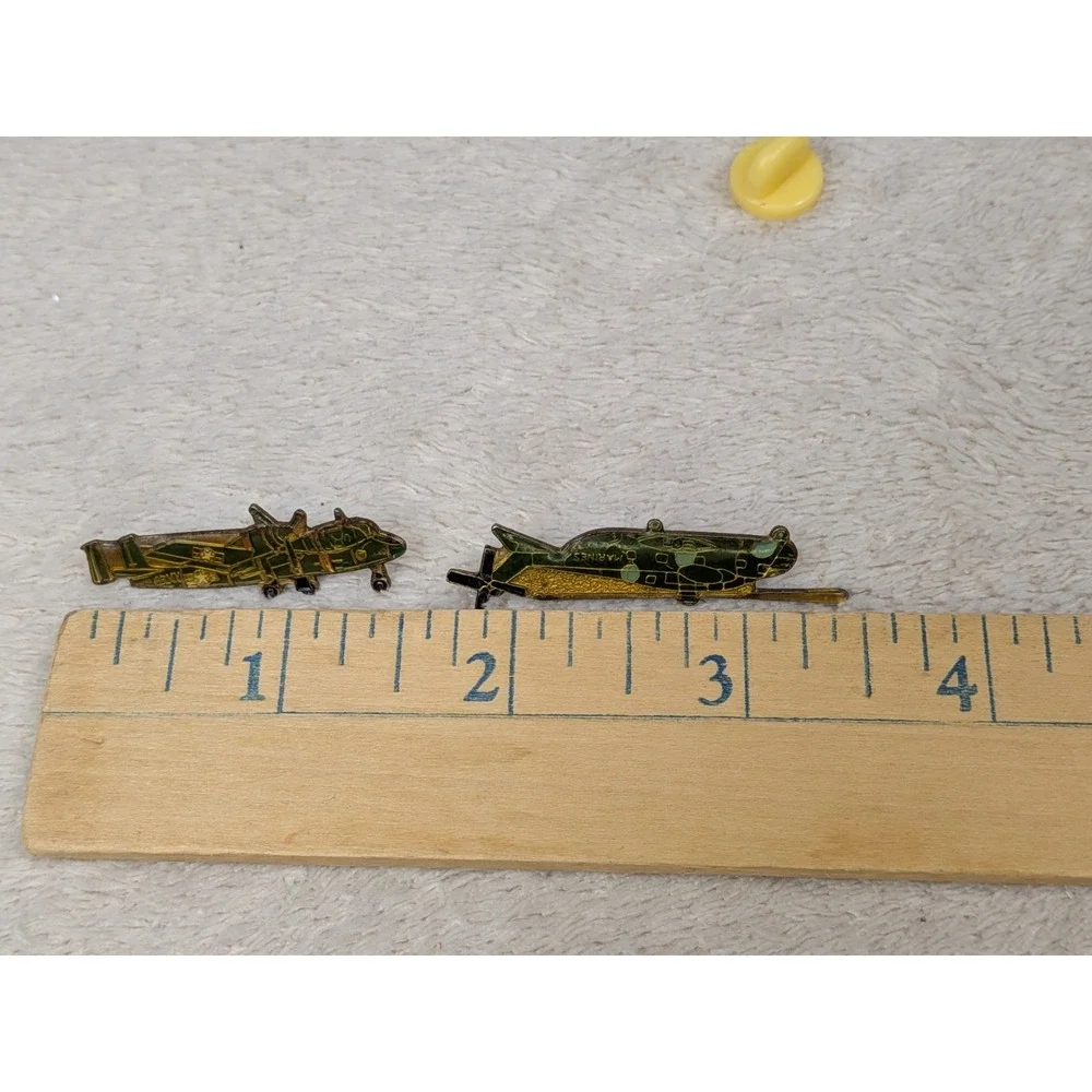 Vintage Military Aircraft Pin Lot 6 Total Army Marines Navy Air Force‎ Rare